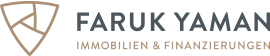 Faruk Yaman Immobilien und Finanzierungen Logo Dark